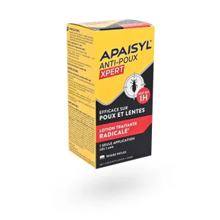 Apaisyl Xpert lotion anti-poux 100% radical - Lotion + peigne