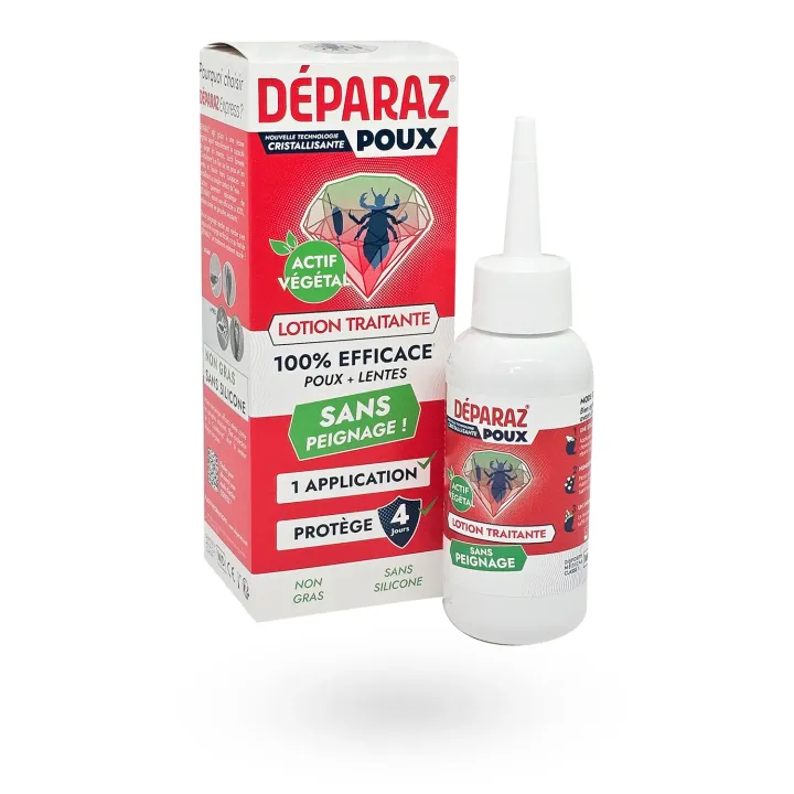 Déparaz Poux – Lotion anti‑poux cristallisante sans peignage | Pharmacie en ligne