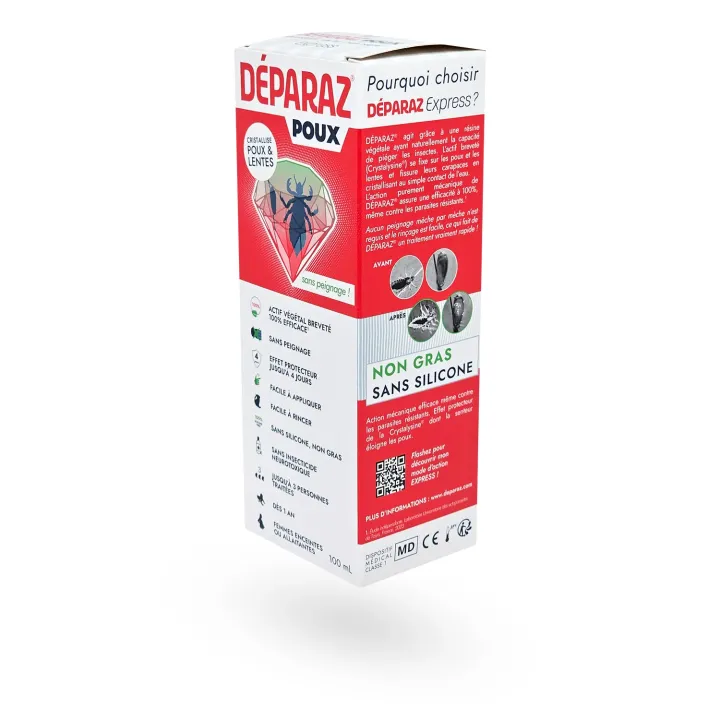 Déparaz Poux – Lotion anti‑poux cristallisante sans peignage | Pharmacie en ligne