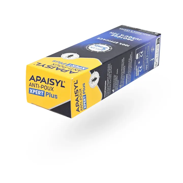 Apaisyl Xpert Plus – Lotion anti‑poux 100 ml | Action 5 min & protection 72 h | Pharmacie en ligne