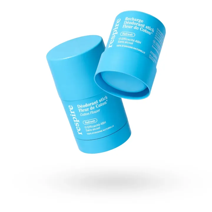 Déodorant RESPIRE stick Fleur de Coton 48 h – Naturel efficace | Pharmacie en ligne
