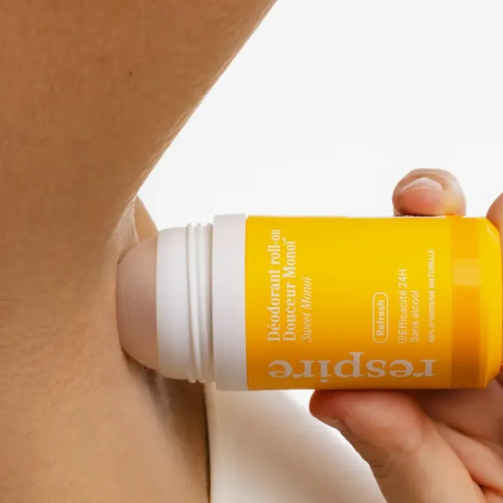 Déodorant RESPIRE roll-on Douceur Monoï 24 h – Naturel doux et efficace | Pharmacie en ligne