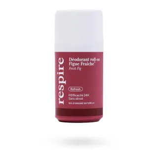 Déodorant Respire roll-on Figue Fraîche Refresh efficacité 24 h 50 ml