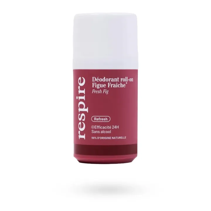 Déodorant Respire roll-on Figue Fraîche Refresh efficacité 24 h 50 ml