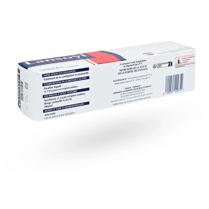 Lansoÿl Framboise Constipation Occasionnelle – Gel oral 10 unidoses | Laxatif doux efficace