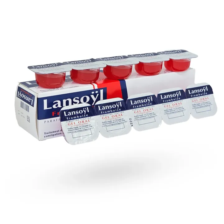 Lansoÿl Framboise Constipation Occasionnelle – Gel oral 10 unidoses | Laxatif doux efficace