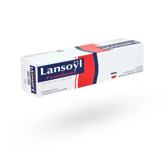 Lansoÿl Framboise gel oral constipation 10 unidoses paraffine liquide