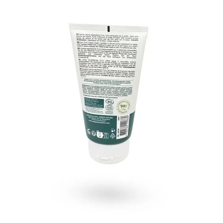 Crème réparatrice 3 en 1 Aloe Vera BIO corps 150 ml | Pharmacie en ligne