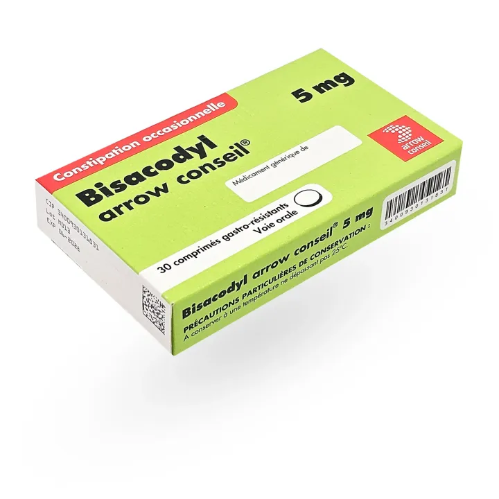 Bisacodyl Arrow conseil 5 mg 30 comprimés - Constipation occasionnelle | Pharmacie en ligne