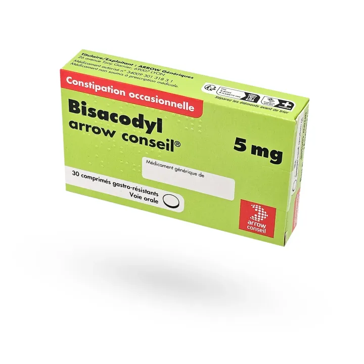 Bisacodyl Arrow conseil 5 mg constipation 30 comprimés