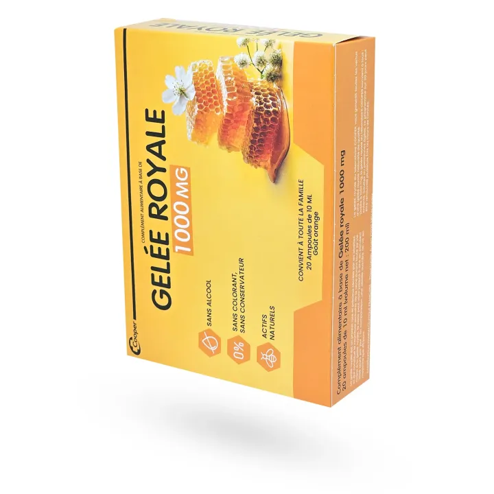 Gelée Royale 1000 mg Cooper – Complément naturel en ampoules | Pharmacie en ligne