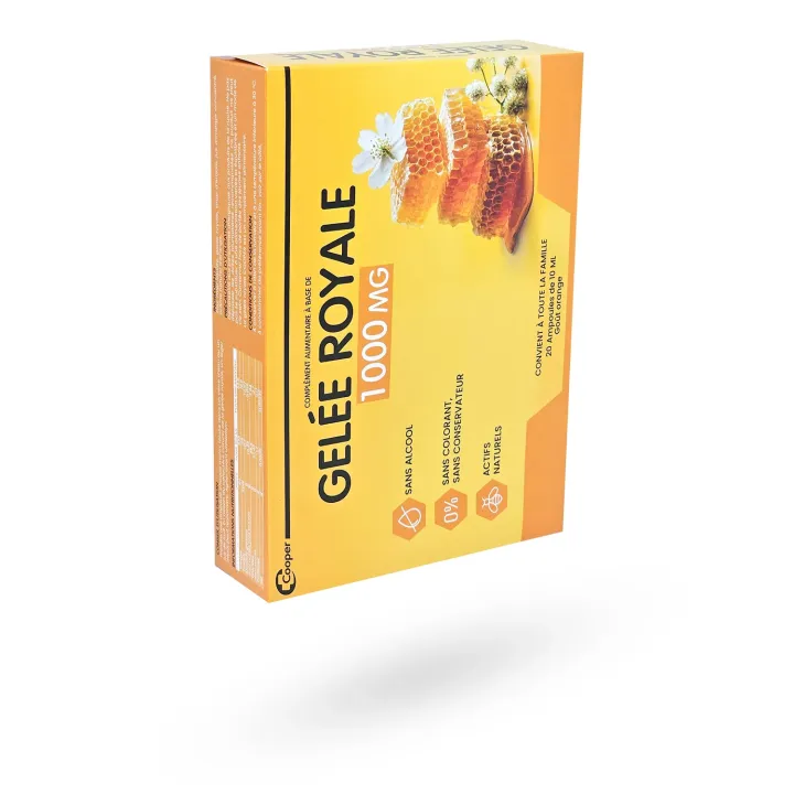 Gelée Royale 1000 mg Cooper – Complément naturel en ampoules | Pharmacie en ligne