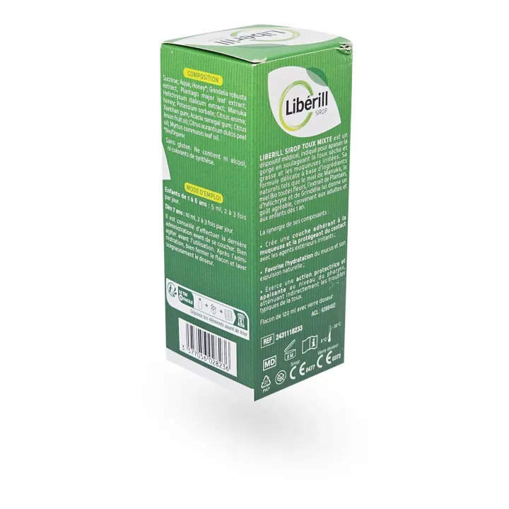 Libérill sirop toux mixte – Soulage et apaise la toux chez l’enfant et l’adulte | Pharmacie en ligne
