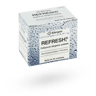 Refresh collyre 30 récipients unidoses