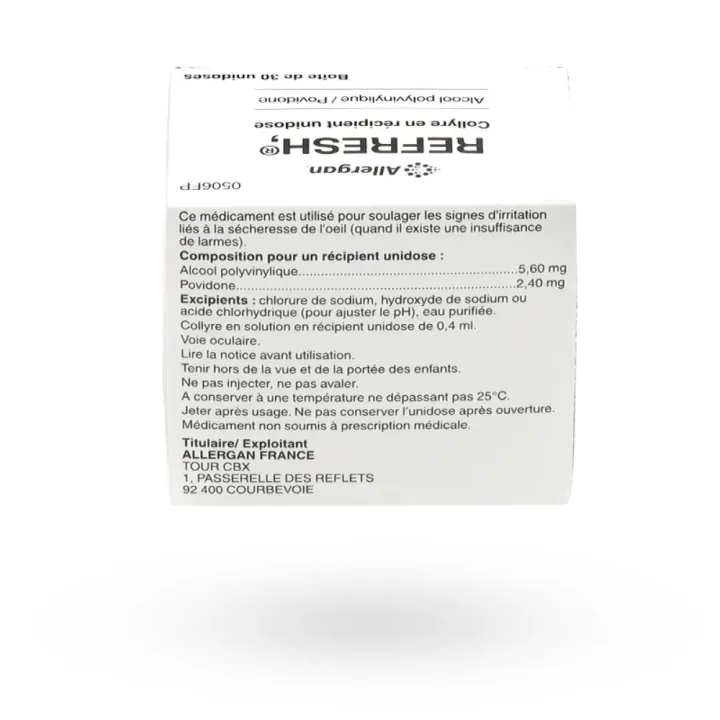 Refresh collyre 90 unidoses – Soulager efficacement la sécheresse oculaire | Pharmacie en ligne