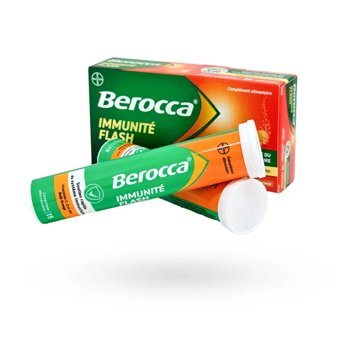 Berocca Immunité Flash 30 comprimés effervescents – Renforce l’immunité | Pharmacie en ligne
