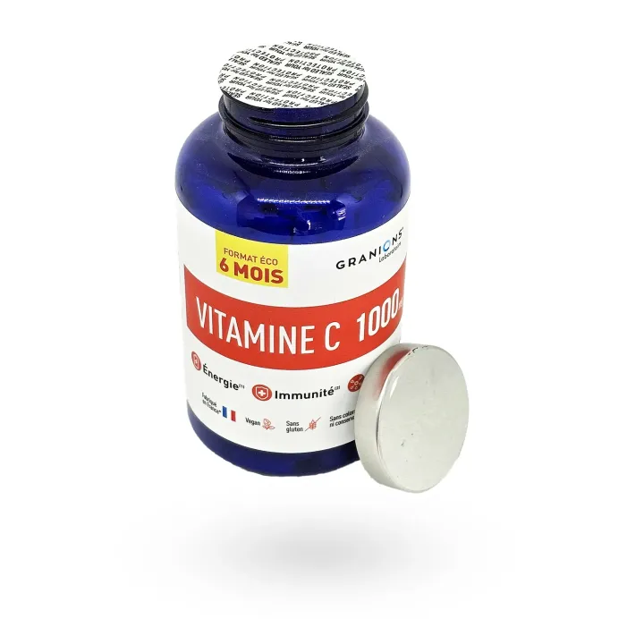 Granions Vitamine C 1000 mg 180 Comprimés | Vitalité, Immunité & Antioxydant | Pharmacie en ligne