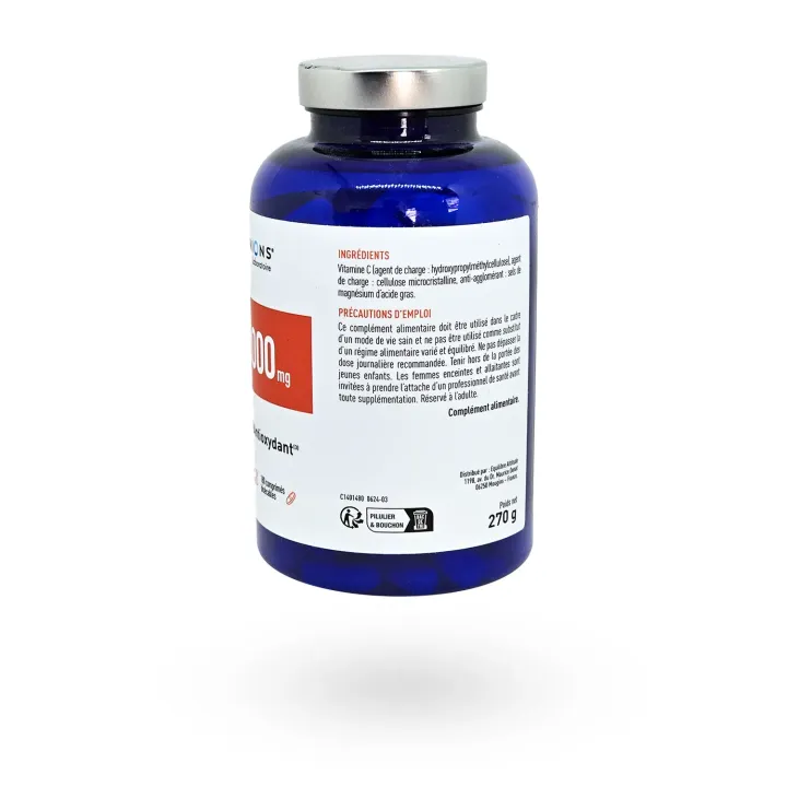 Granions Vitamine C 1000 mg 180 Comprimés | Vitalité, Immunité & Antioxydant | Pharmacie en ligne