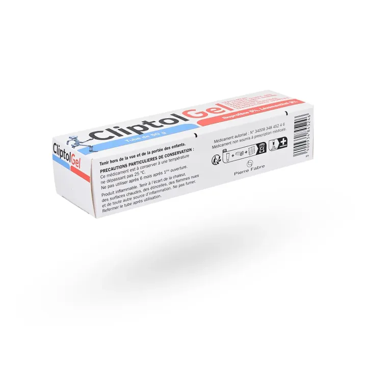 Cliptol gel tube de 50 g entorses et contusions | Pharmacie en ligne