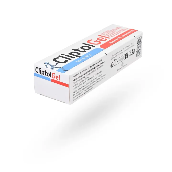 Cliptol gel tube de 50 g entorses et contusions | Pharmacie en ligne
