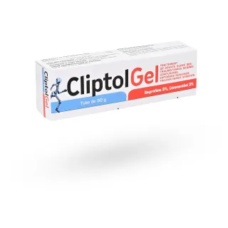 Cliptol gel ibuprofène entorses & contusions 50 g