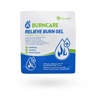 Burncare Relieve Burn Gel pansements stériles brûlures avec gel Burncare Relieve Burn Gel pansements stériles brûlures avec gel