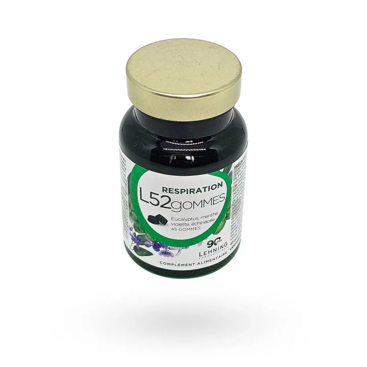 L52 Gommes Respiration Lehning 45 gommes à mâcher | Pharmacie en ligne