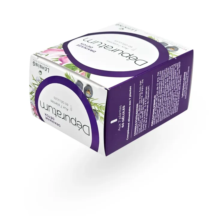 Dépuratum Lehning 60 gélules – Cure détox drainage aux 7 plantes | Pharmacie en ligne