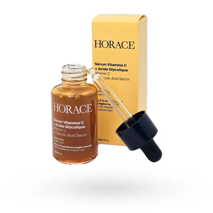 Horace Sérum Vitamine C + Acide Glycolique 30 ml – Éclat, unification et hydratation | Pharmacie en ligne