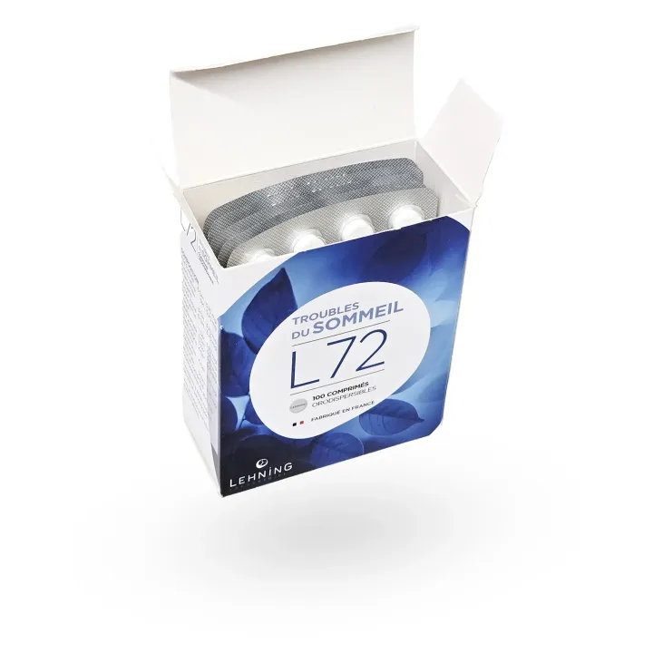L72 Troubles du sommeil Lehning 100 comprimés orodispersibles | Pharmacie en ligne