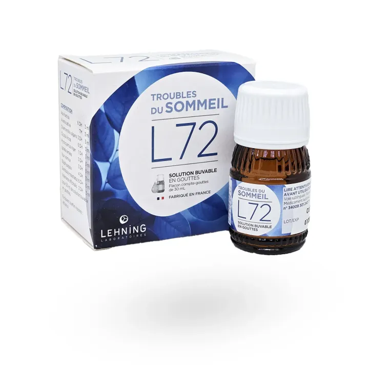 L72 Lehning troubles du sommeil solution buvable 30 ml | Pharmacie en ligne