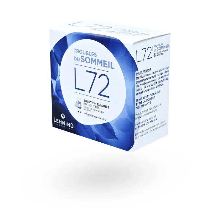 L72 Lehning troubles du sommeil solution buvable 30 ml | Pharmacie en ligne