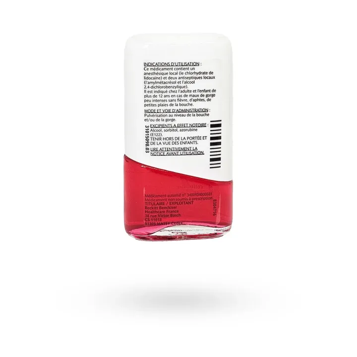 StrepsilSpray Lidocaïne collutoire maux de gorge aphtes 20 ml | Pharmacie en ligne