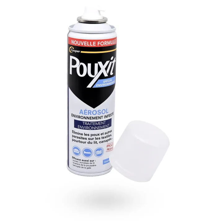 Pouxit Spécial Environnement Spray 250 ml – Anti-Punaises de Lit & Poux | Pharmacie en ligne