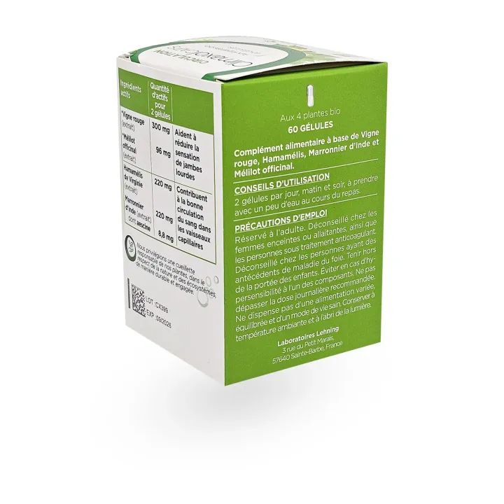 ClimaxolCAPS Circulation – Complément alimentaire bio jambes lourdes 60 gélules | Pharmacie en ligne