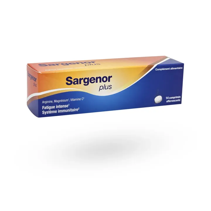Sargenor Plus fatigue & système immunitaire 14 comprimés effervescents