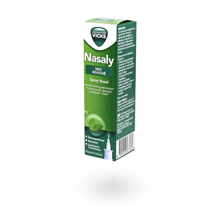 Vicks Nasaly Nez Bouché Spray Nasal 20 ml – Décongestionne et hydrate | Pharmacie en ligne