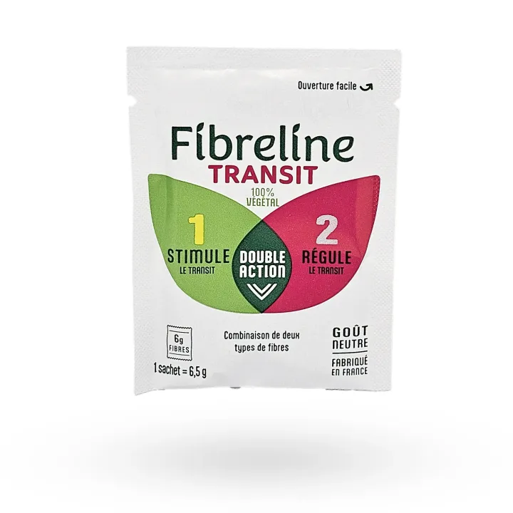 Fibreline Transit Double Action 15 sachets – Régule le transit et favorise le confort intestinal | Pharmacie en ligne