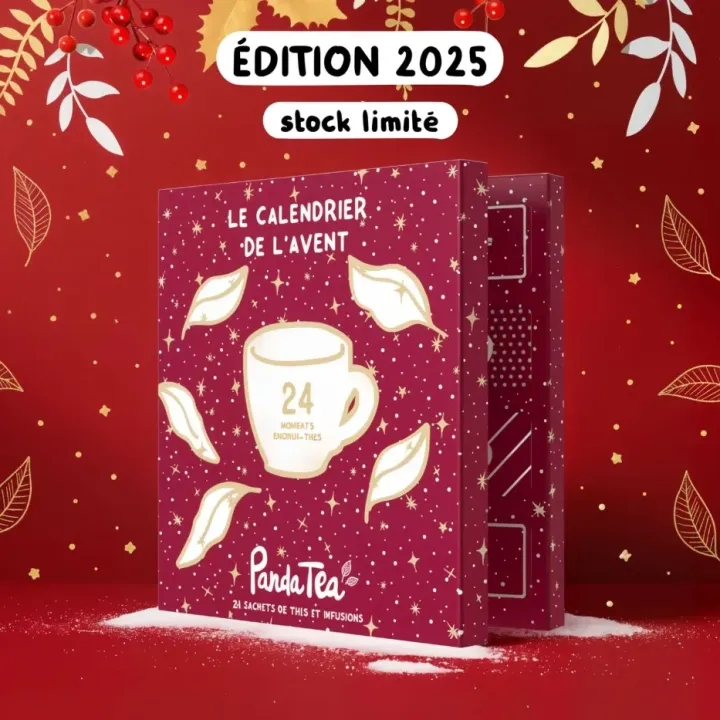Calendrier de l’Avent Panda Tea 2025 – Thés et Infusions Bio Édition Limitée | Pharmacie en ligne