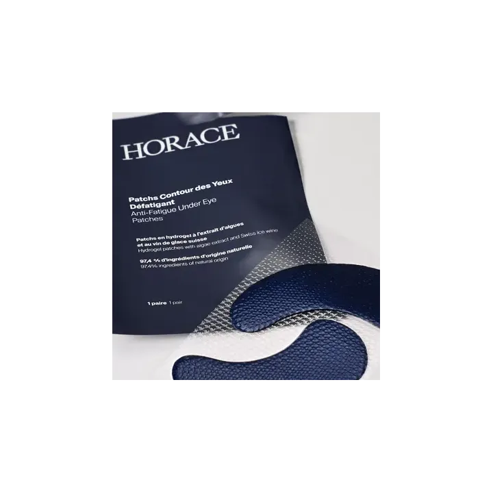 Patchs Contour des Yeux Défatigants Horace – Anti-Cernes & Anti-Poches Naturel pour Homme | Pharmacie en ligne