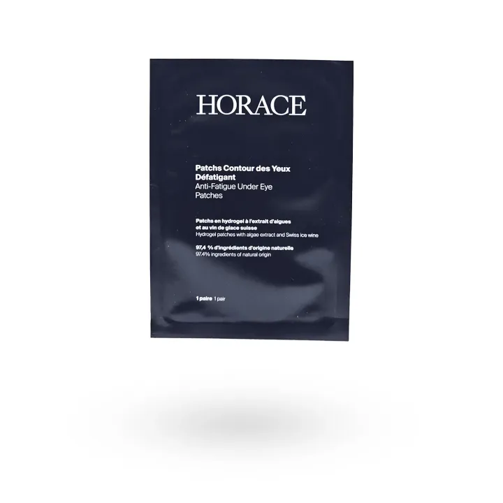 Patchs Contour des Yeux Défatigants Horace – Anti-Cernes & Anti-Poches Naturel pour Homme | Pharmacie en ligne