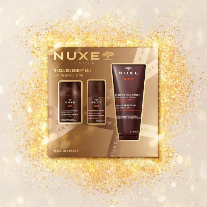 Coffret NUXE Men « Exclusivement Lui » – Routine soin homme complète | Pharmacie en ligne