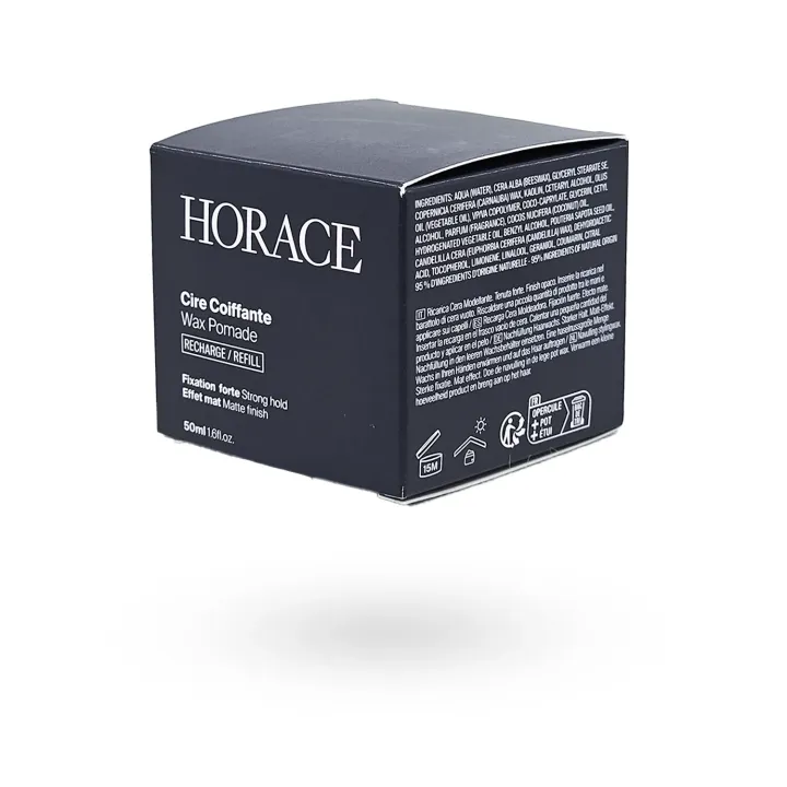 Horace Cire Coiffante Fixation Forte Recharge 50 ml – Cire naturelle homme effet mat | Pharmacie en ligne
