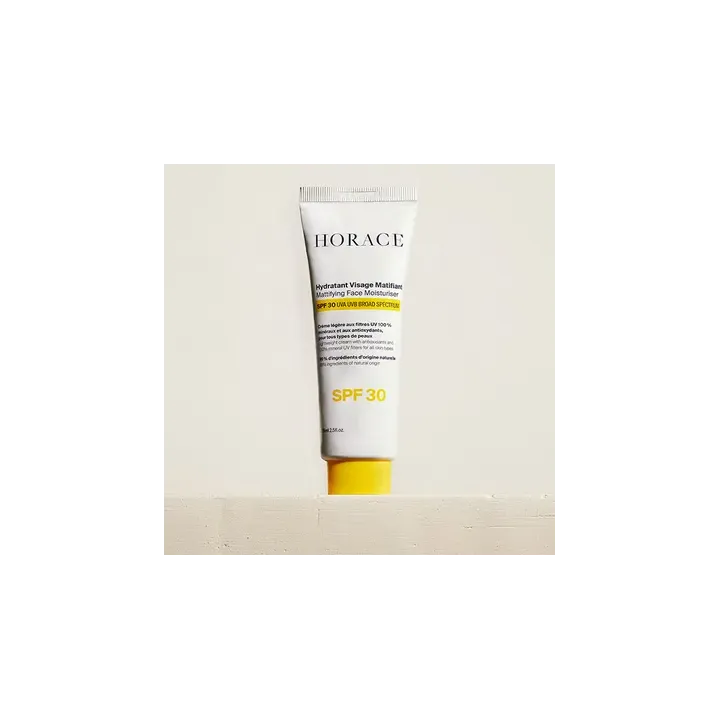 Horace Hydratant Visage Matifiant SPF 30 75 ml – Crème légère naturelle homme | Pharmacie en ligne