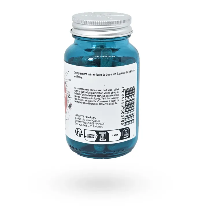 Complément alimentaire Levure de bière revivifiable Wellpharma 60 gélules | Pharmacie en ligne