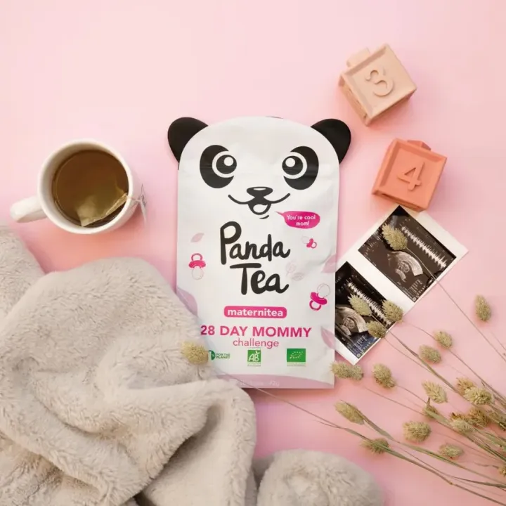 Panda Tea Maternitea Infusion Maternité Bio Fraise & Fruits Rouges – 28 Sachets | Pharmacie en ligne