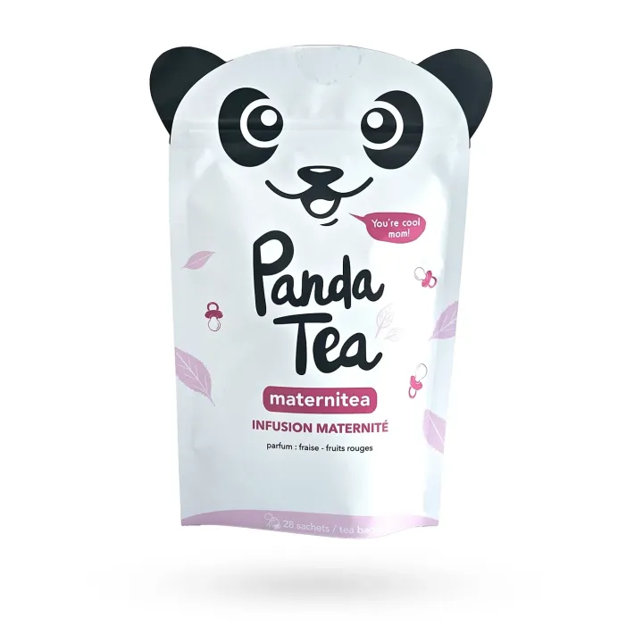 Panda Tea Maternitea Infusion Maternité Bio Fraise & Fruits Rouges – 28 Sachets | Pharmacie en ligne