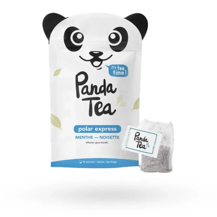 Panda Tea Polar express infusion gourmande menthe & cacao 18 sachets