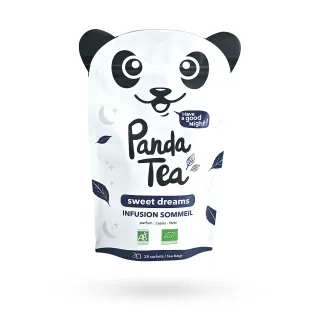 Panda Tea Sweet dreams infusion sommeil cassis & litchi 28 sachets