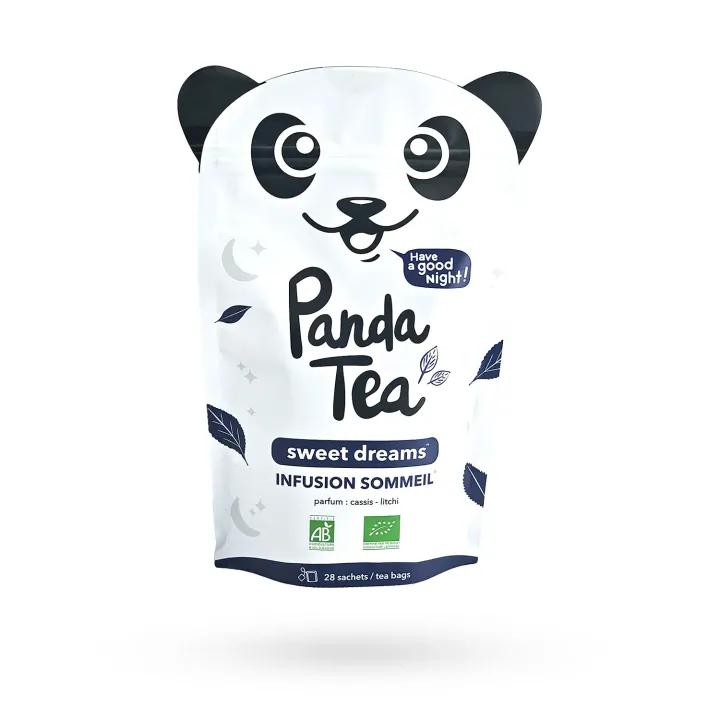 Panda Tea Sweet dreams infusion sommeil cassis & litchi 28 sachets